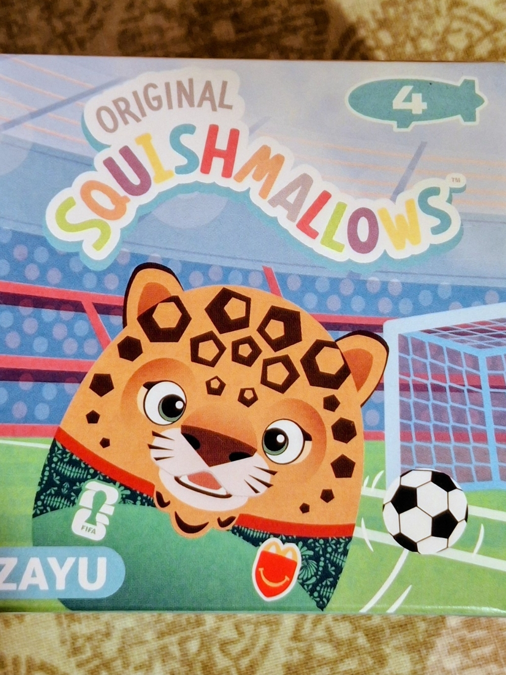 Brand New McDonald’s FIFA World Cup 2026 Squishmallow - Zayu the Jaguar (#4)